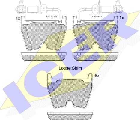 Icer 182113-202 - Bremžu uzliku kompl., Disku bremzes www.autospares.lv