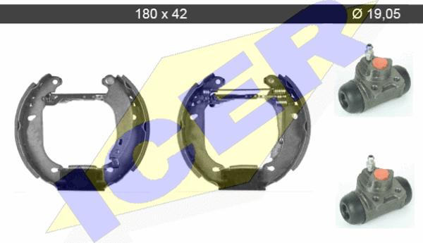 Icer 79KT0059 C - Bremžu loku komplekts autospares.lv