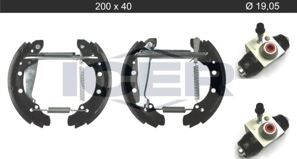 Icer 79KT0106 C - Bremžu loku komplekts autospares.lv