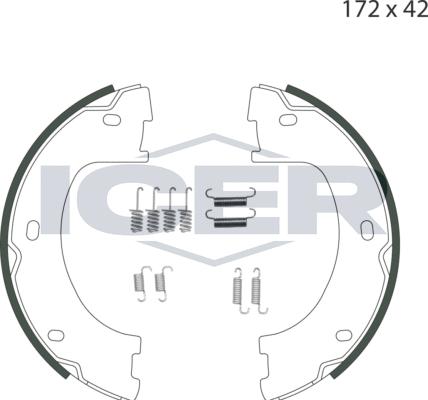 Icer 79PB4010 C - Bremžu loku kompl., Stāvbremze www.autospares.lv