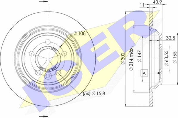 Icer 78BD9077-2 - Bremžu diski www.autospares.lv