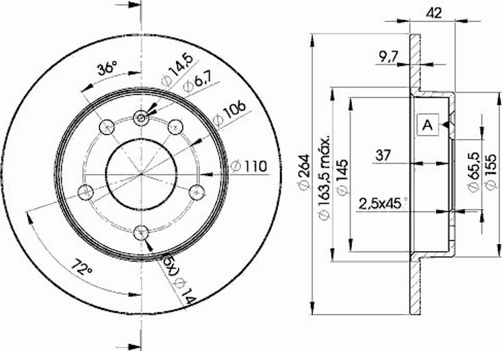 Icer 78BD9110 - Bremžu diski www.autospares.lv