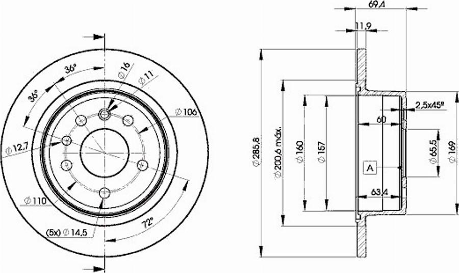 Icer 78BD9211 - Bremžu diski www.autospares.lv