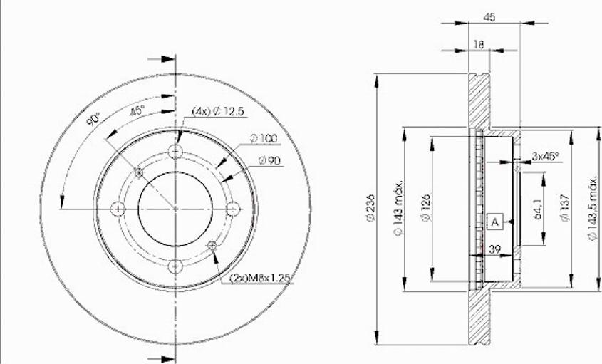 Icer 78BD9282 - Bremžu diski www.autospares.lv