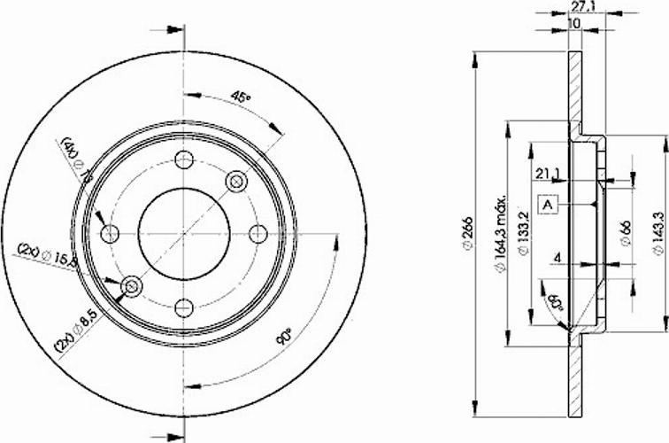 Icer 78BD4688 - Bremžu diski www.autospares.lv