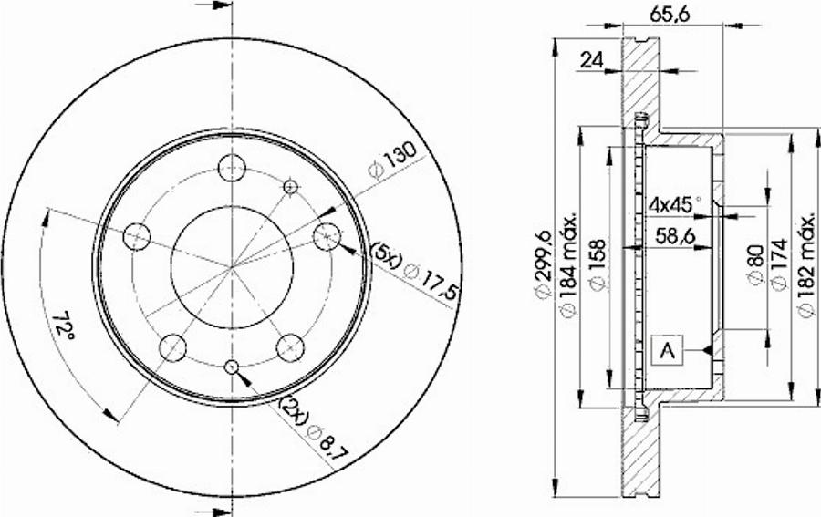 Icer 78BD4682 - Bremžu diski autospares.lv