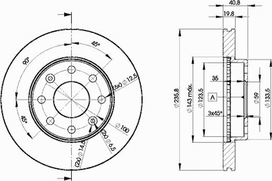 Icer 78BD4633 - Bremžu diski www.autospares.lv