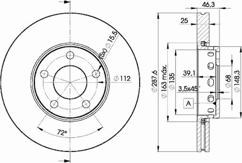 Icer 78BD4063 - Bremžu diski www.autospares.lv