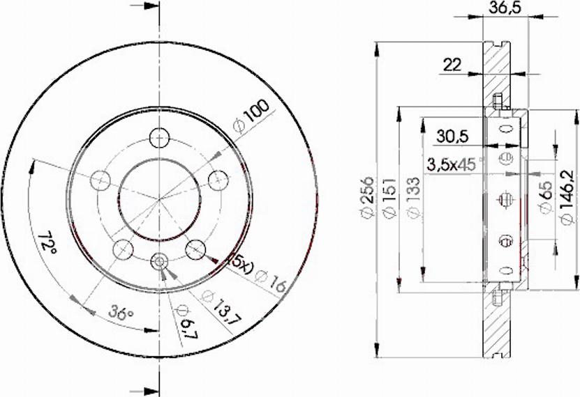 Icer 78BD5602 - Bremžu diski www.autospares.lv