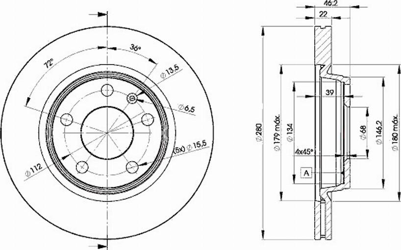 Icer 78BD5301 - Bremžu diski www.autospares.lv