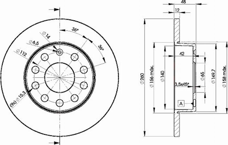 Icer 78BD5310 - Тормозной диск www.autospares.lv