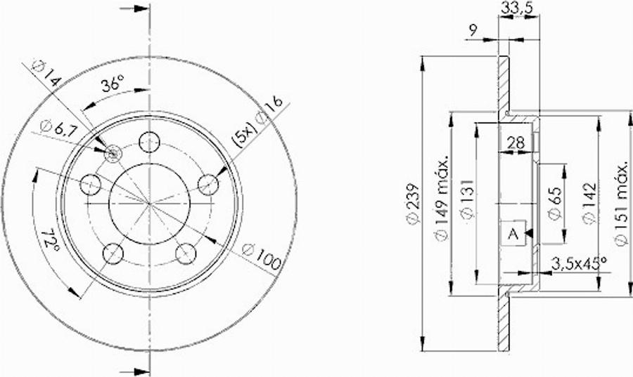 Icer 78BD5311 - Bremžu diski www.autospares.lv