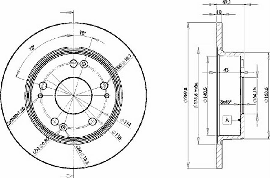 Icer 78BD5252 - Bremžu diski www.autospares.lv