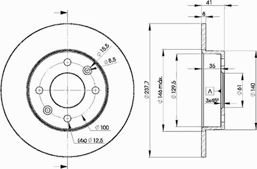 Icer 78BD6947 - Bremžu diski autospares.lv