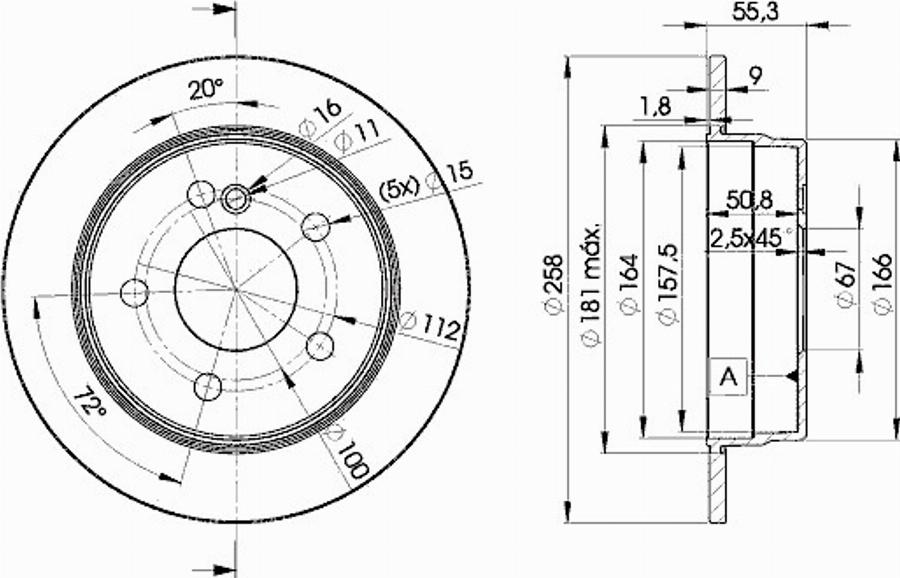 Icer 78BD6470 - Bremžu diski autospares.lv