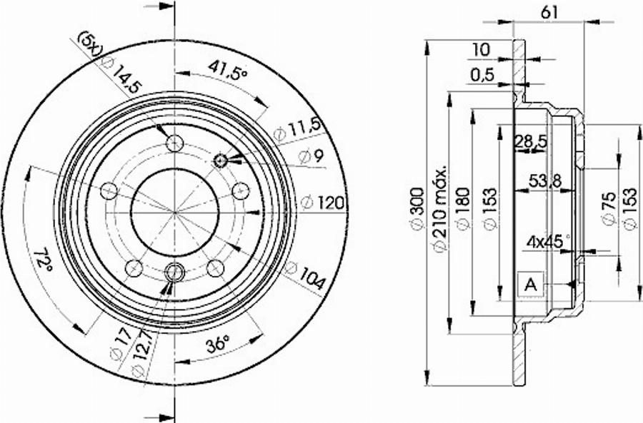 Icer 78BD6668 - Bremžu diski www.autospares.lv