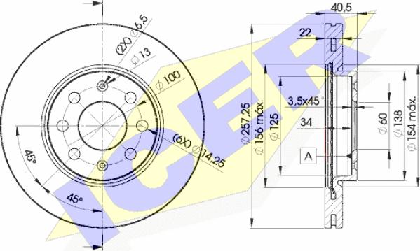 Icer 78BD0920-2 - Bremžu diski www.autospares.lv