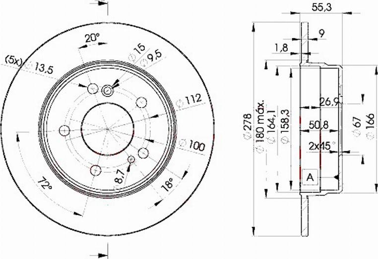 Icer 78BD0412 - Bremžu diski www.autospares.lv