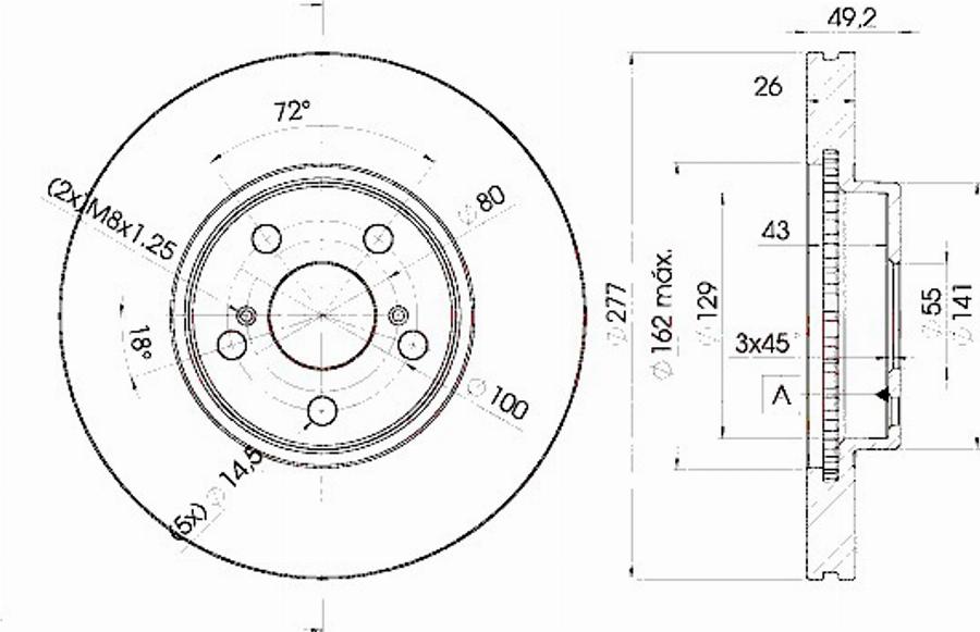 Icer 78BD0504 - Bremžu diski www.autospares.lv