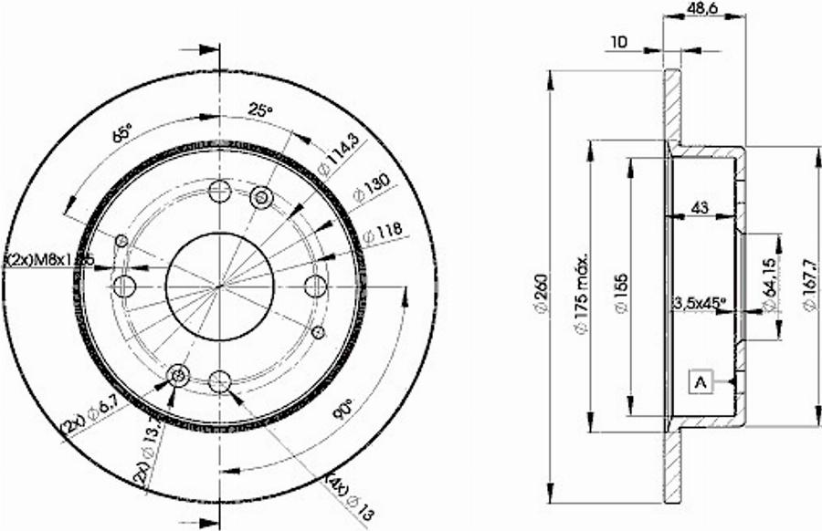 Icer 78BD0835 - Bremžu komplekts, Disku bremzes www.autospares.lv