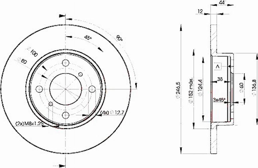 Icer 78BD0711 - Bremžu diski www.autospares.lv