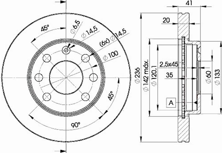 Icer 78BD1440 - Bremžu diski www.autospares.lv