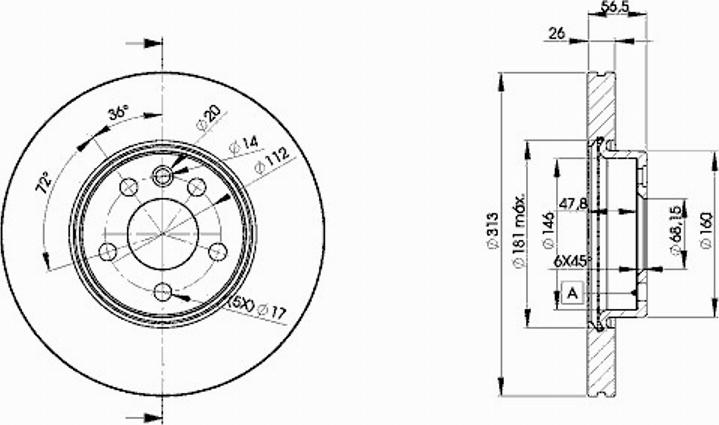 Icer 78BD1530 - Bremžu diski autospares.lv