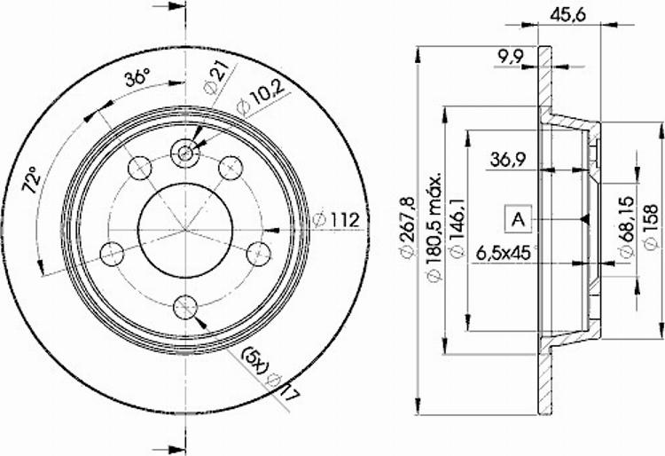 Icer 78BD1094 - Bremžu diski www.autospares.lv