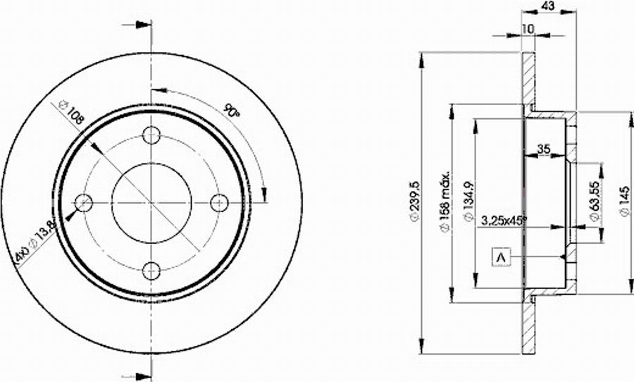 Icer 78BD1063 - Тормозной диск www.autospares.lv