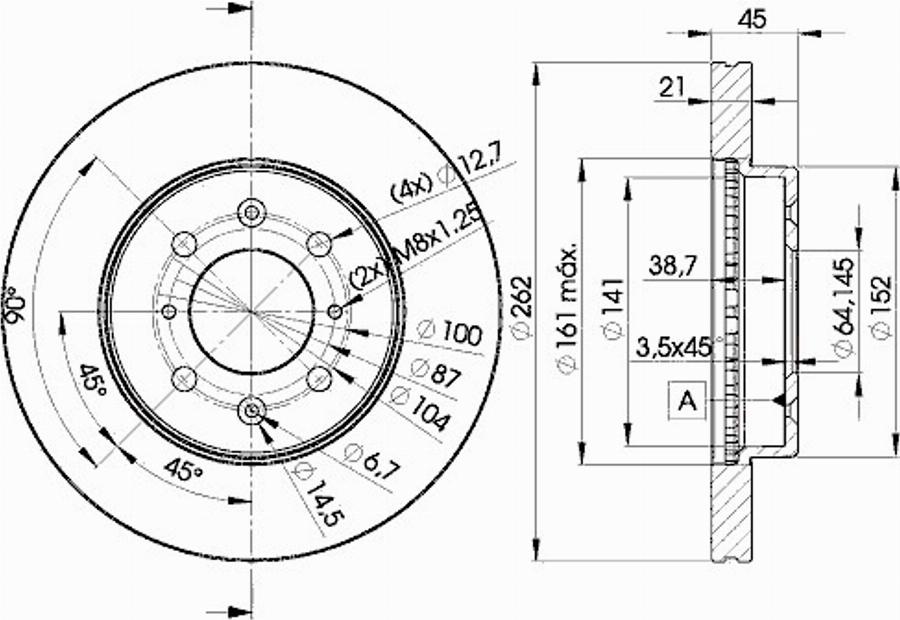 Icer 78BD1700 - Bremžu diski www.autospares.lv