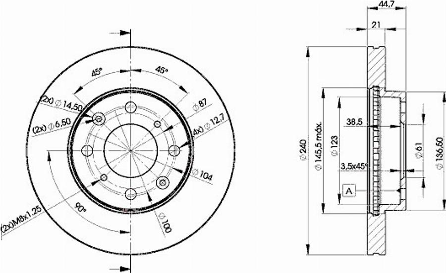 Icer 78BD1701 - Bremžu diski www.autospares.lv