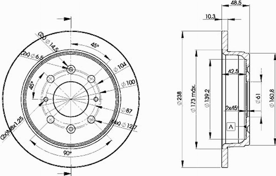 Icer 78BD1703 - Bremžu diski www.autospares.lv