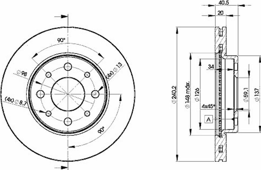 Icer 78BD8929 - Bremžu komplekts, Disku bremzes www.autospares.lv