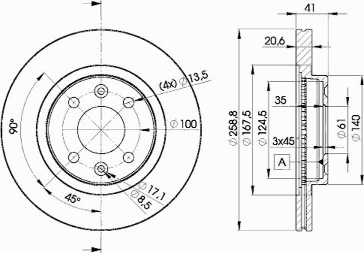 Icer 78BD3550 - Bremžu diski www.autospares.lv