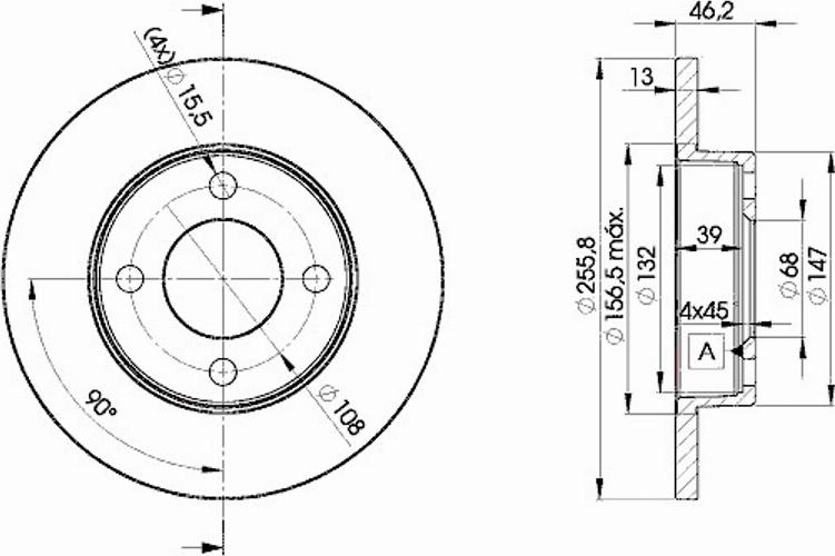 Icer 78BD3632 - Bremžu diski www.autospares.lv