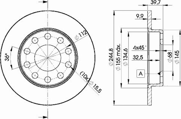 Icer 78BD3637 - Bremžu diski www.autospares.lv