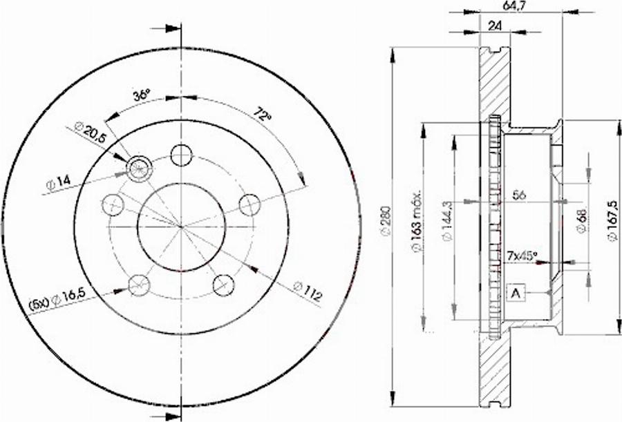 Icer 78BD3014 - Bremžu diski www.autospares.lv