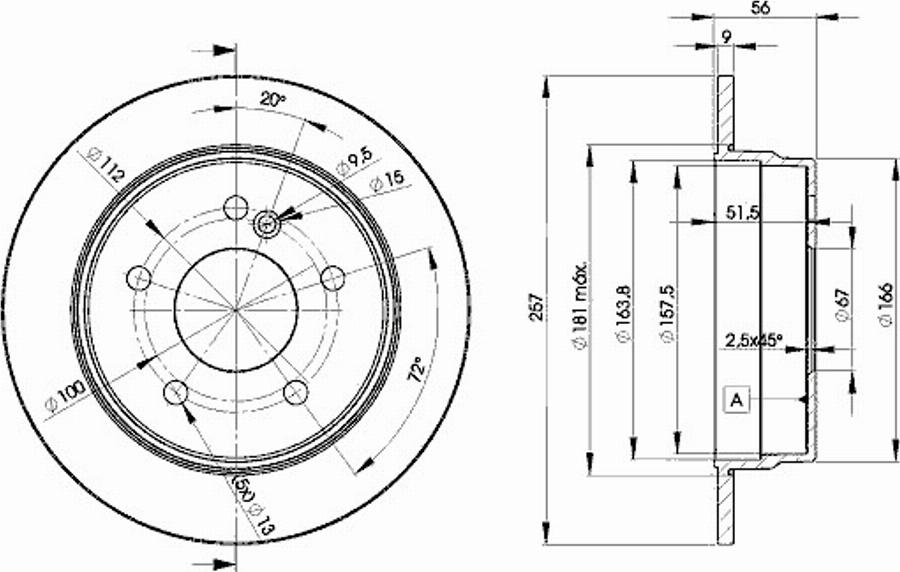 Icer 78BD3181 - Bremžu diski autospares.lv