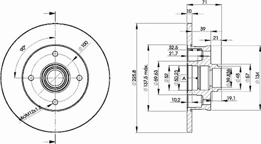 Icer 78BD3393 - Bremžu diski www.autospares.lv