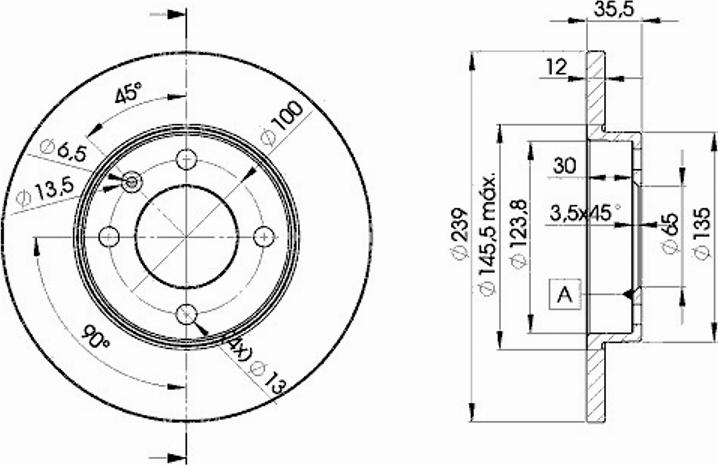 Icer 78BD3300 - Bremžu diski www.autospares.lv