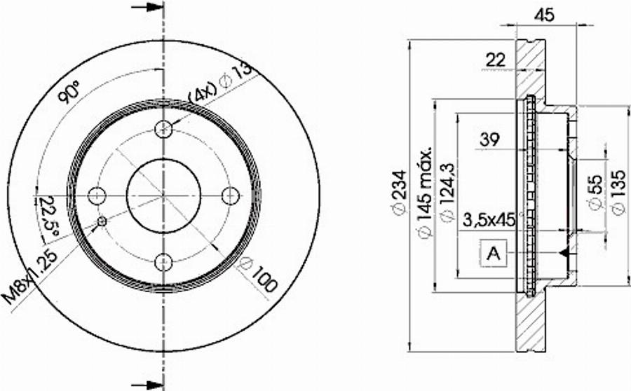 Icer 78BD3255 - Bremžu diski www.autospares.lv