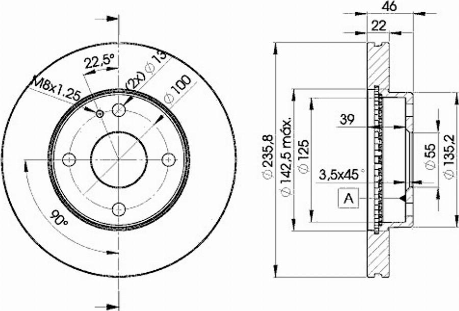 Icer 78BD3265 - Bremžu diski www.autospares.lv