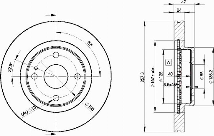 Icer 78BD3266 - Bremžu diski www.autospares.lv