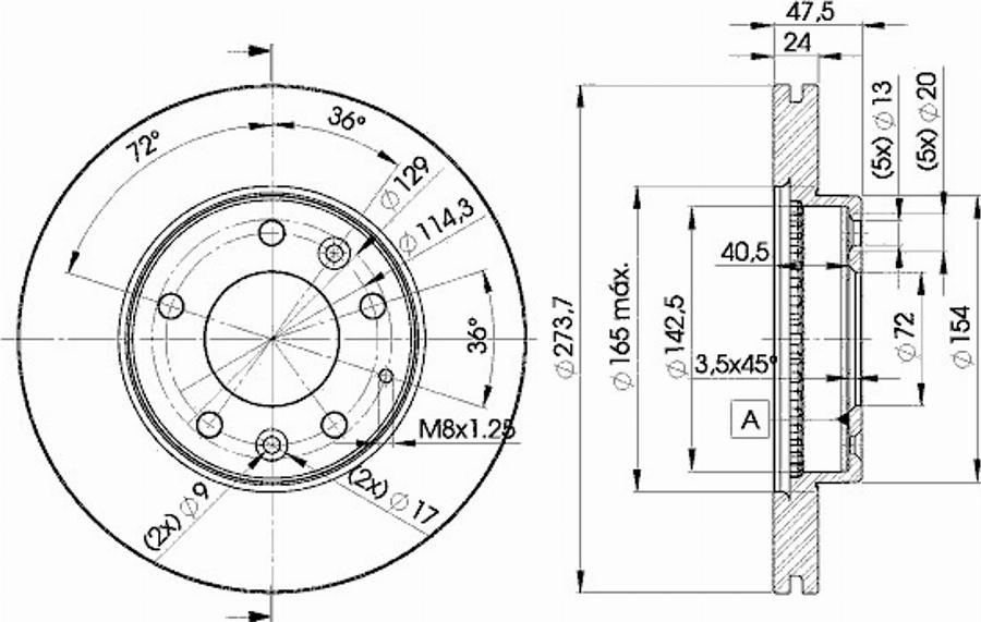 Icer 78BD3267 - Bremžu diski www.autospares.lv