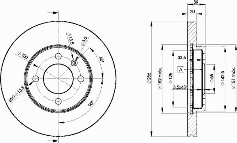 Icer 78BD3790 - Bremžu diski www.autospares.lv