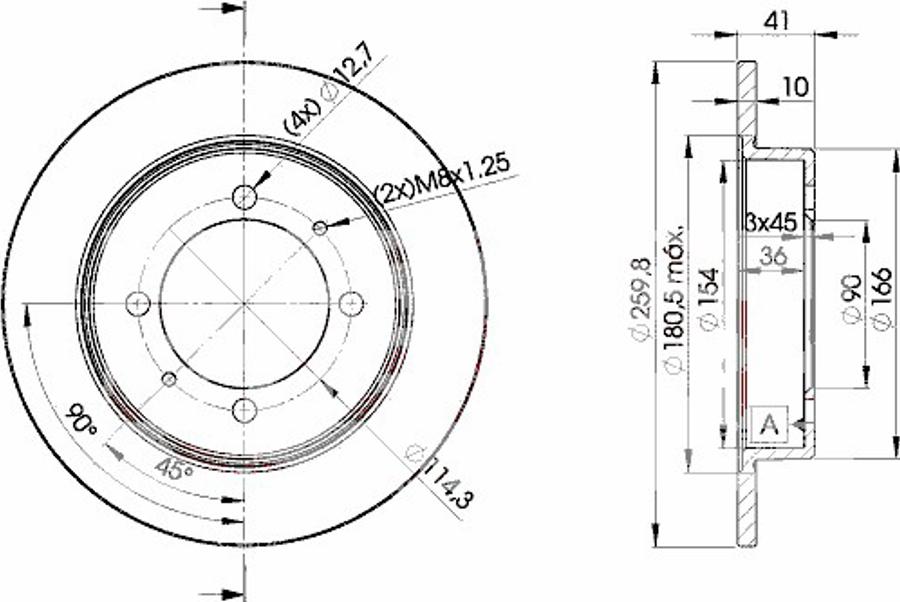 Icer 78BD2940 - Brake Disc www.autospares.lv