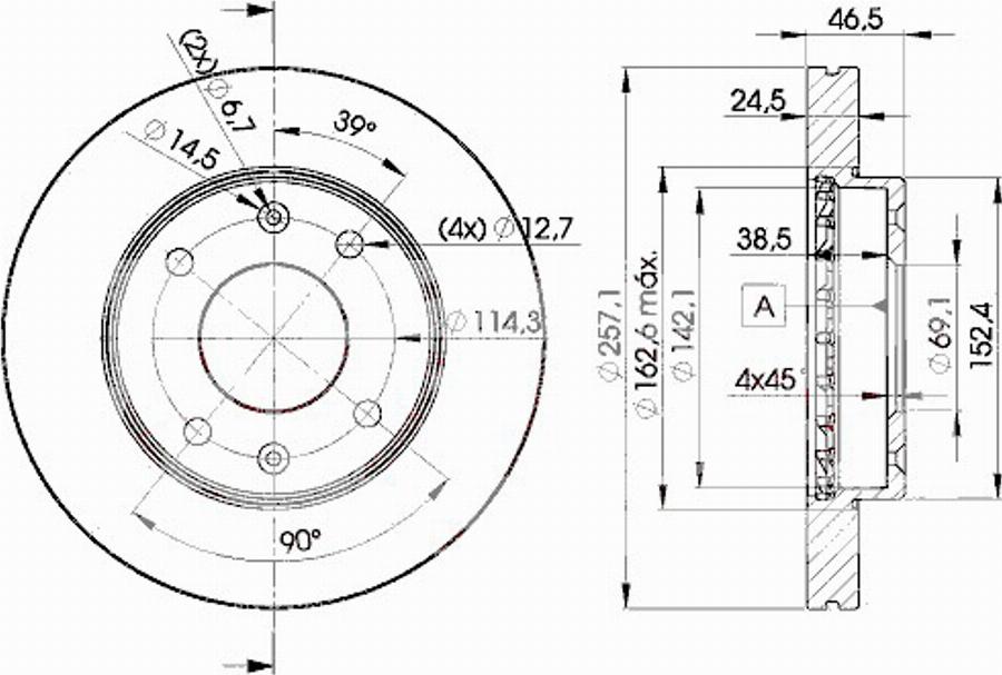 Icer 78BD2902 - Bremžu diski www.autospares.lv