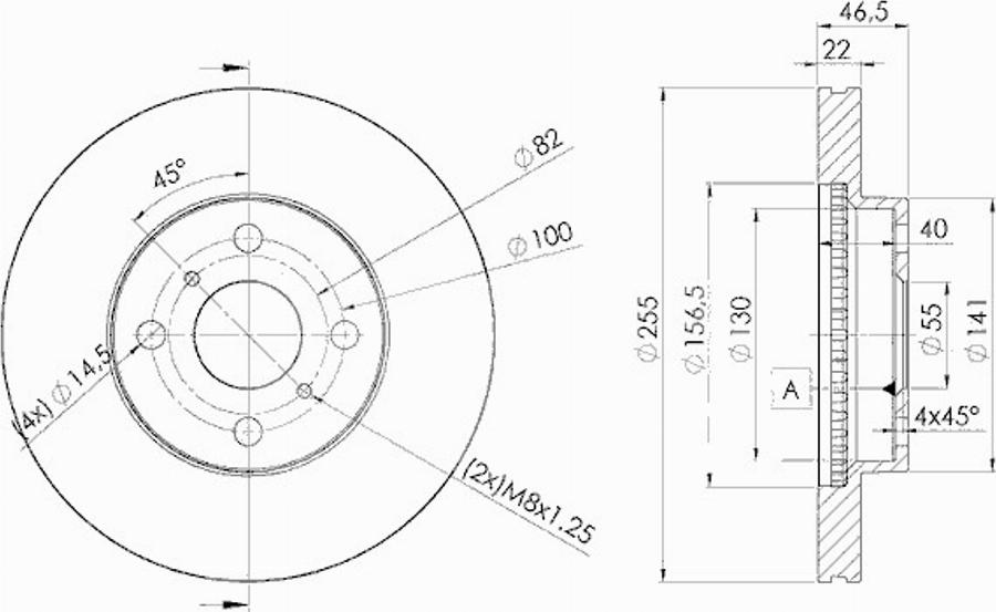 Icer 78BD2038 - Bremžu diski www.autospares.lv