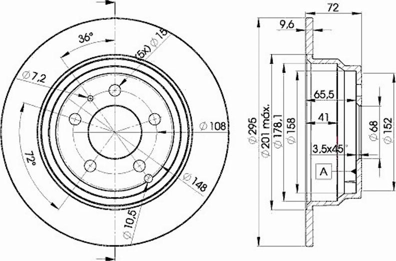 Icer 78BD7940 - Bremžu diski www.autospares.lv