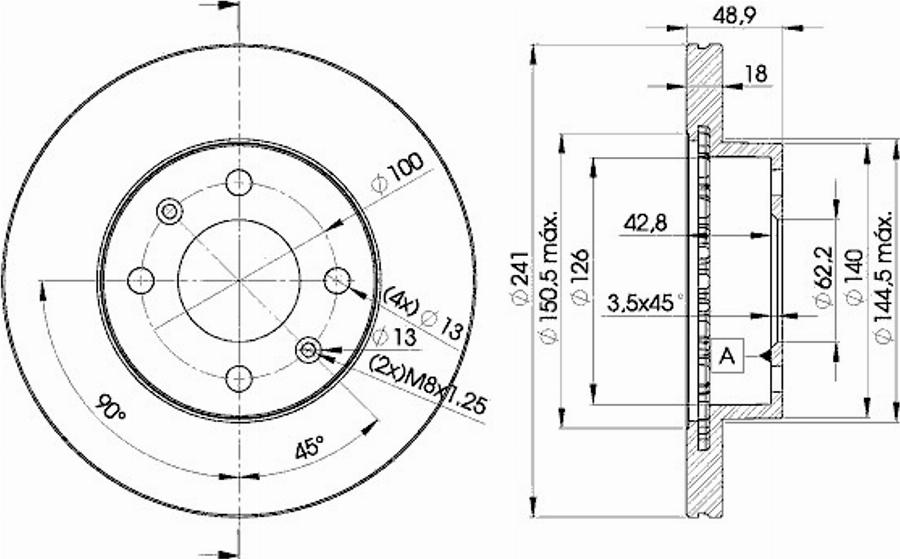 Icer 78BD7500 - Bremžu diski www.autospares.lv